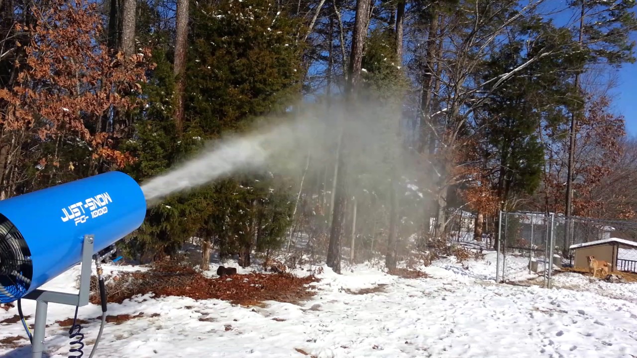 Ultimate Home Snow Making Fan Gun. 