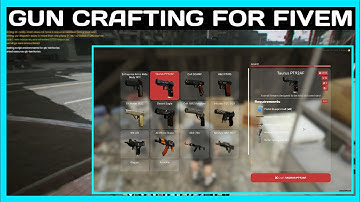 NEW GUN CRAFTING *FREE* | FiveM Roleplay Scripts | FiveM Tutorial 2023 | MJ DEVELOPMENT