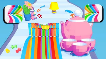 Pencil Rush 3D Max Level - All Levels Gameplay (iOS & Android) Walkthrough part 5