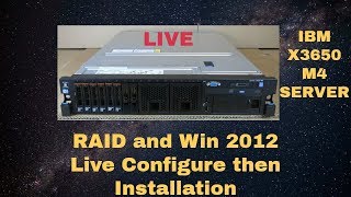 IBM X3650 M4 Server Full Raid Setup