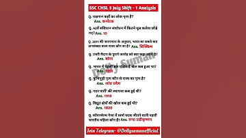 SSC CHSL Exam Analysis 2024| 3July 1st Shift|SSC CHSL Question Paper 2024|SSC CHSL Exam Review Today