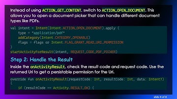 How to Get a PDF File from MediaStore Using a content:// Uri in Android