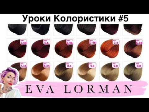 5 Урок Колористики / Краска для волос / Палитра красок / Как разобраться в палитре красок