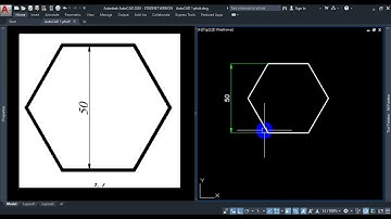 Vaduni | Học AutoCAD 1 phút - Bài tập lệnh  Polygon 1 | #shorts