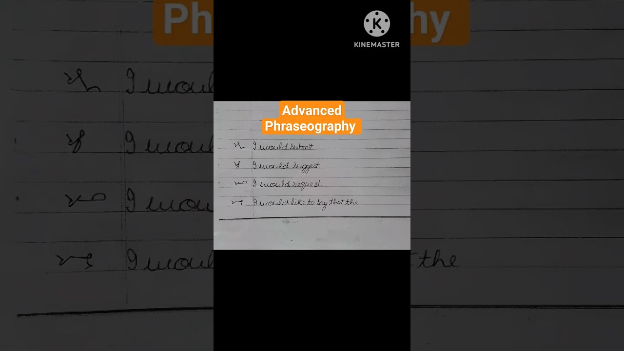 The Advanced Phraseography Outlines 