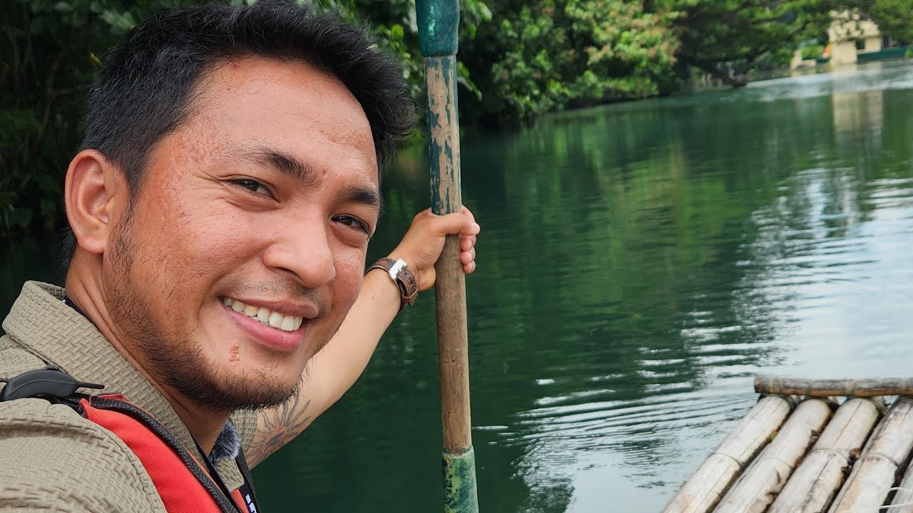 Balsa Ride Pinoy cultural trip kalabaw ride at balsa sa villa escudero - YouTube