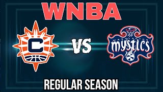 Washington Mystics vs Connecticut Sun | Women's Basketball WNBA Regular Season Live Scoreboard