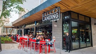 Kellys Landing in Toronto has a patio with a retractable roof