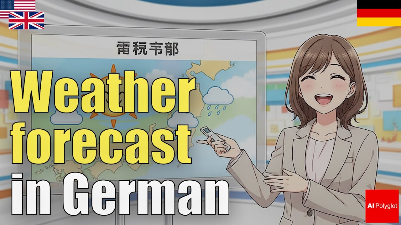 Weather forecast in German | Natural Listening | Must-Know