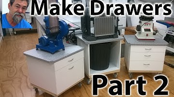 How to make drawers part 2 Dave Stanton easy woodworking kreg