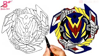 Beyblade Drawing | How to Draw Beyblade | very easy step by step screenshot 3