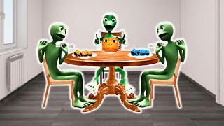 Dame Tu Cosita Animation / El Chombo Friends Came To Visit - For Lunch - Patila / Fun Alien Dancing