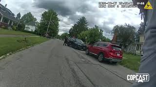 Wanna be tough guy get owned by the police