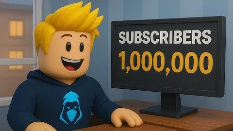 1 MILJOEN SUBSCRIBERS IN 1 DAG! - Roblox Rotube Life