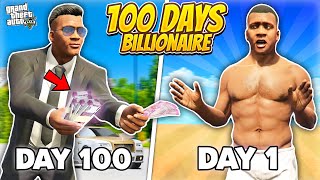 Surviving 100 Days as a BILLIONAIRE in GTA 5!