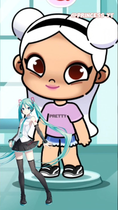 HATSUNE MIKU IN AVATAR WORLD 😱💙 AVATAR WORLD GIRL IDEA💡 #avatarworld #shorts #tocalifeworld