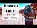Havasu Falls Post Hike Gear Review