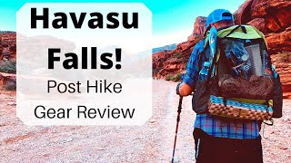 Havasu Falls Post Hike Gear Review