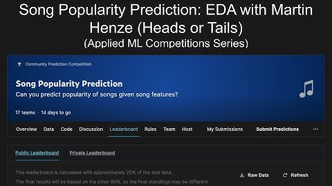 Song Popularity Prediction: EDA with Martin Henze (Part-2)