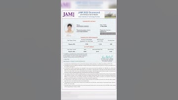 IIT JAM 2022 SCORECARD IS AVAILABLE NOW