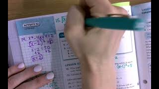 Lesson 32-1 Practice (SpringBoard)
