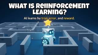 What Is Reinforcement Learning 🤖 Explained in 8 Seconds | How AI Learns Through Rewards