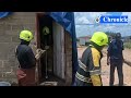 Watch: Destruction in Cowdray Park as roofs blown away