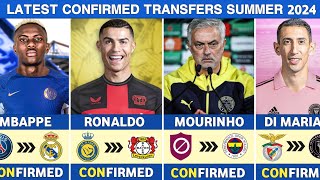 🚨 ALL CONFIRMED TRANSFERS SUMMER 2024🔥 Sesko to Arsenal, Mourinho to Fenerbahce, Mbappe to Madrid