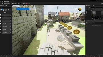 Unreal Engine Basic Game Level Prototype Functionality