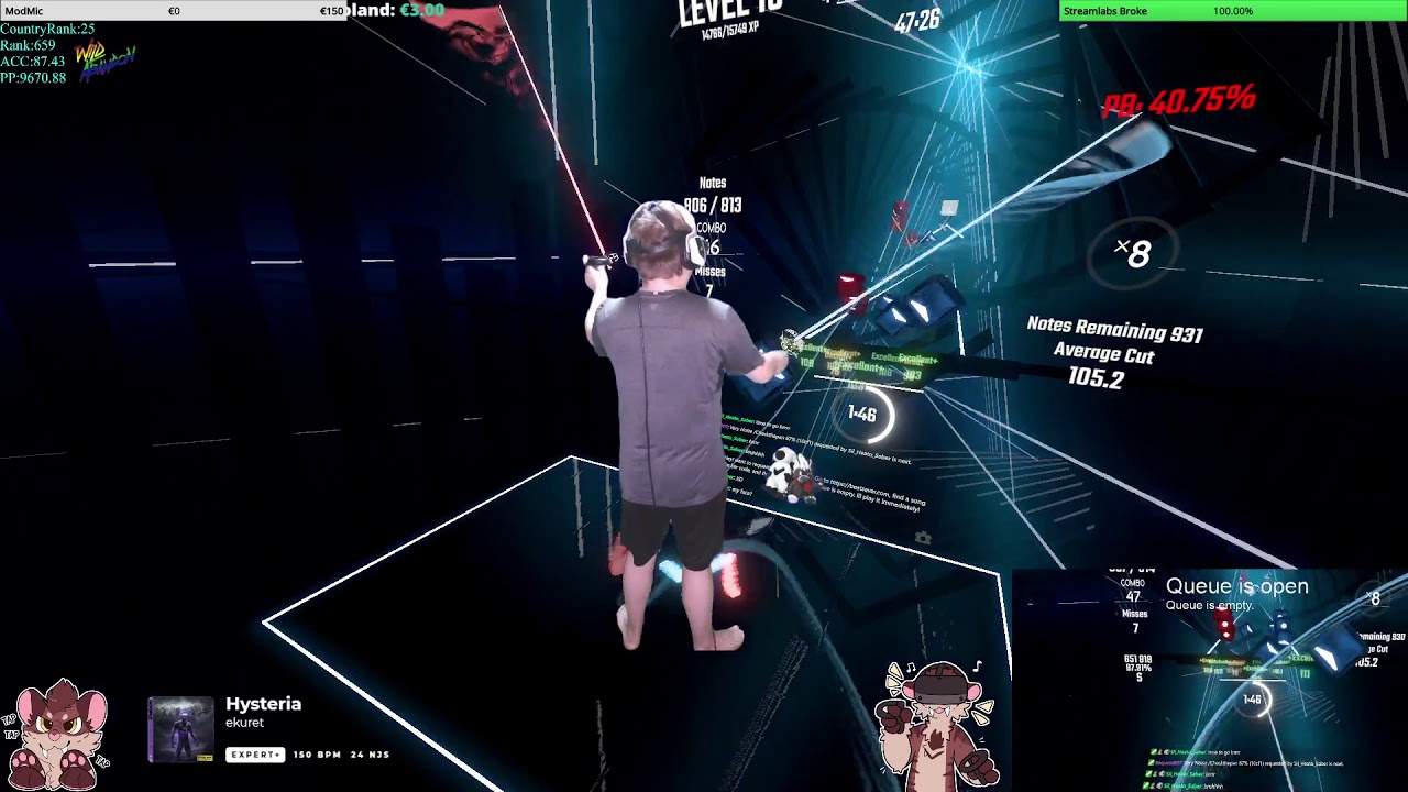 Virtual Riot Hysteria (Mixed reality jump map) YouTube