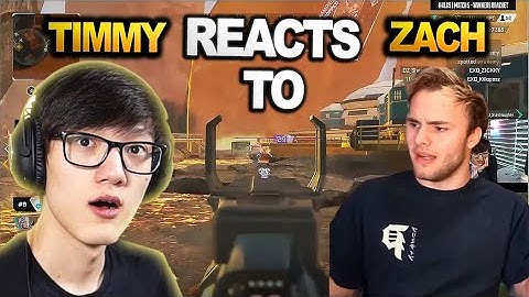 iiTzTimmy Reacts to Zachmazer Insane 1V3 in algs tournament ( apex legends )
