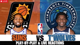 Phoenix Suns Vs Minnesota Timberwolves🏀NBA Playoffs (Game 2) Live Stream Reactions