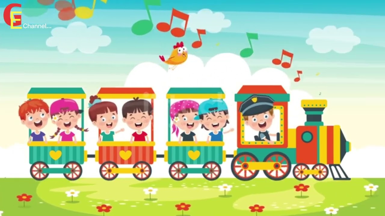 NAIK KERETA API lagu anak indonesia😍😍😍#G,E Channel...