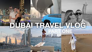 DUBAI TRAVEL VLOG PART ONE | Travel Prep, Desert Safari, Yacht, Infinity Sky Pool | Jaz Hand