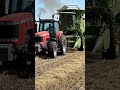 Massey Ferguson tractor and harvester tochan 🚜#farming #trading #vairalvideo #sorts #ai