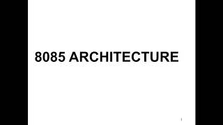 Famous Microprocessor ICE Module 2 architecture11 (Sem 5) Profile