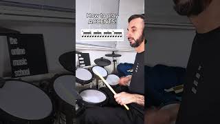 Send to a Drummer! 🥁 #drumshorts #accents #musictheory