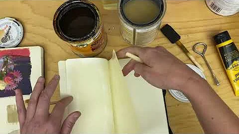 How to Shellac Paper for Oil Painting