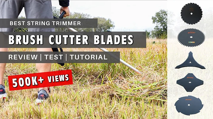 Best Brush Cutter Blades for String Trimmers - Complete Guide - Review, Tests and Demonstration!