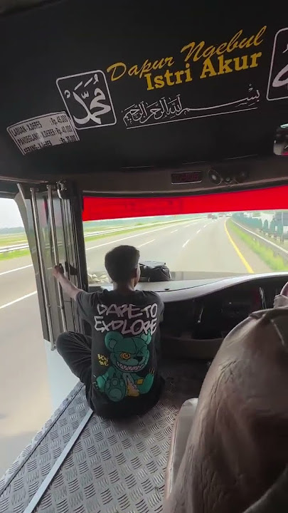 Sensasi naik bus Murni Kalideres - Labuan sangat menguji andrenalin & beresiko tinggi #trending #fyp