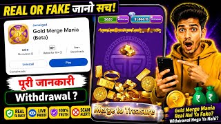 Gold Merge Mania Real or Fake? | Gold Merge Mania Withdrawal | Gold Merge Mania Payment realty check screenshot 5