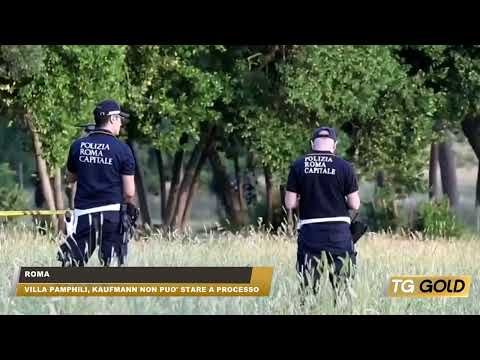 Video ROMA: VILLA PAMPHILI, KAUFMANN NON PUO' SOSTENERE IL PROCESSO