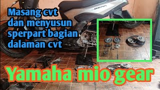 Memasang cvt yamaha mio gear