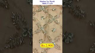 Premium Bridal Partywear Designer Stone Work Beads Work Handwork Dress Materials