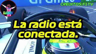 Radio Completo Checo Pérez tras fuego en los Frenos de su auto