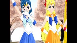 [MMD] Sailor Senshi (Beautiful squadron with slender legs in the team of sailors) DL