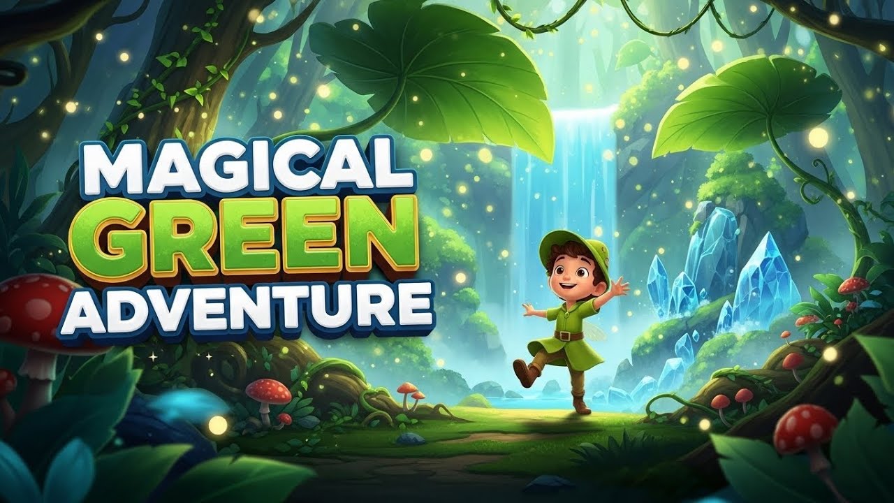 Magical Green Adventure। Disney Style Fantasy Story। Bedtime Story