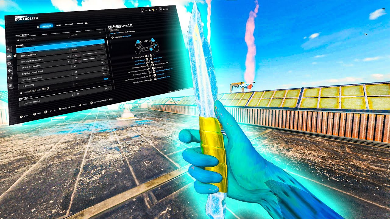 The Smoothest Movement Controller Settings For Warzone 4 👑