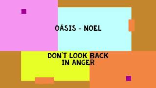 Cifra - OASIS - Noel - Don't look back in anger - Chord screenshot 4