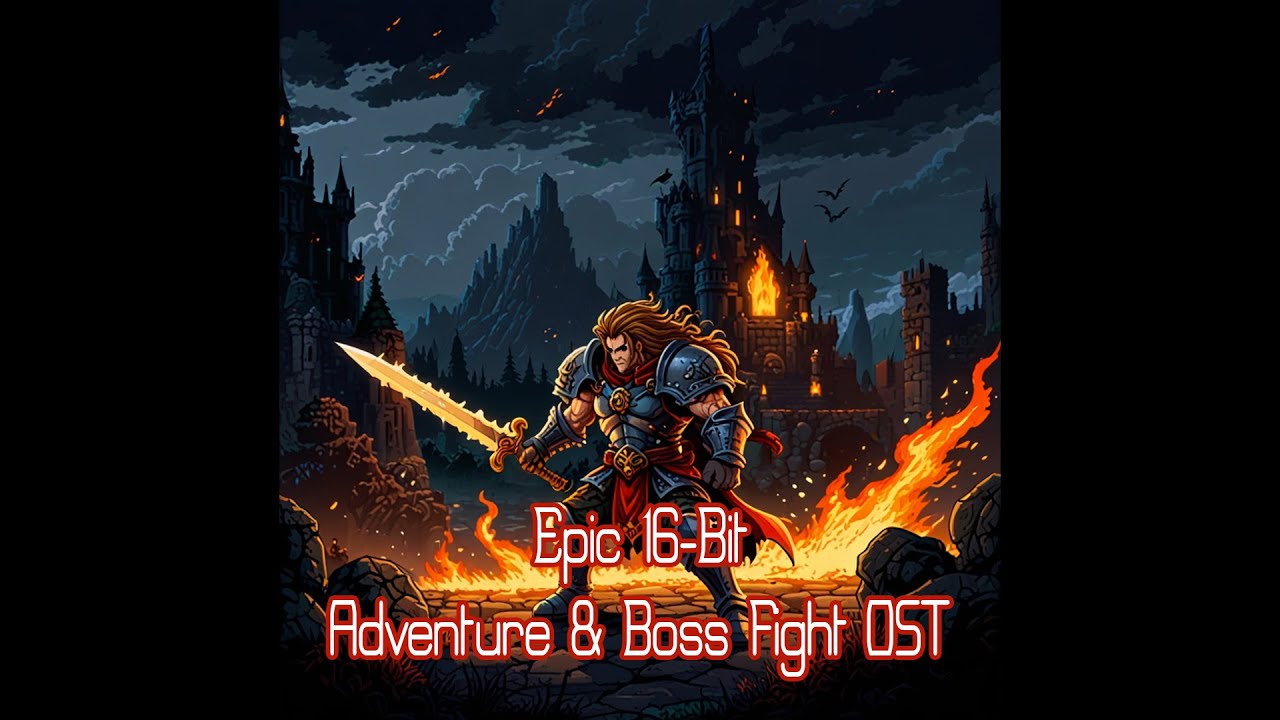 16-Bit Adventure & Boss Fight Chiptune OST | Retro Pixel Music | SNES ...